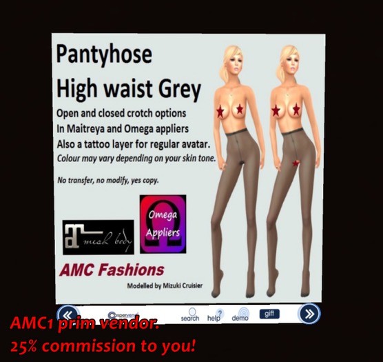 Affiliate Vendor for AMC High Waist Pantyhose
