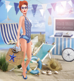 [Vips Creations] - Female Outfit -[PROMO]-[Retro Style] - Female Swimsuit - Swimwear