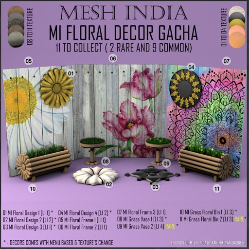 Second Life Marketplace - 01 MI Floral Design 1 [LI 1]