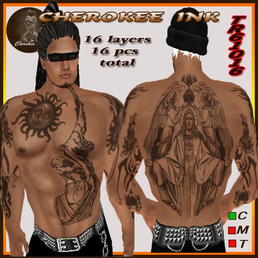 UPPER BODY TATTOO TR-61016