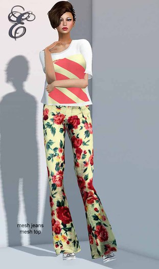 Entice - Style Top & Jeans - Yellow