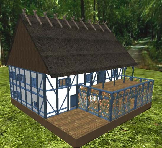 FIA Tudor house blue boxed