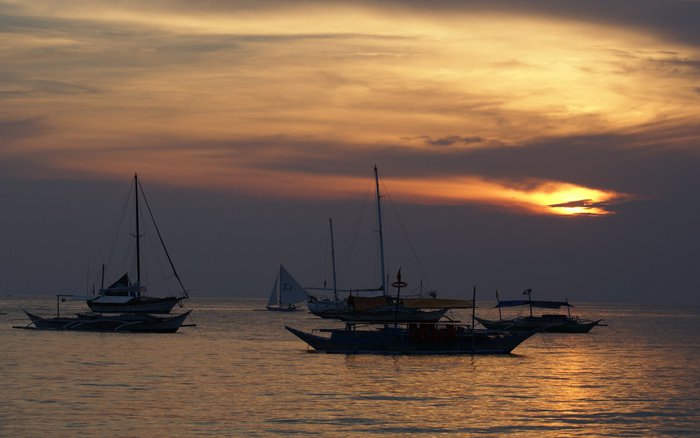 Great poster texture ocean view sunset