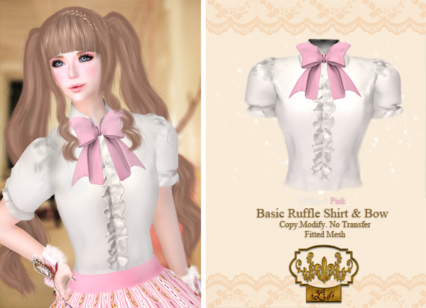 *: Lis :* Basic Ruffle Shirt & Bow