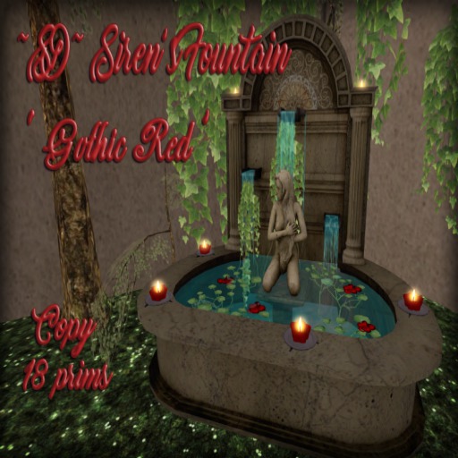 ~SD~ Siren's Fountain ~ Gothic  Red