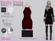 Becky Dress With Hud Glam Silver 2