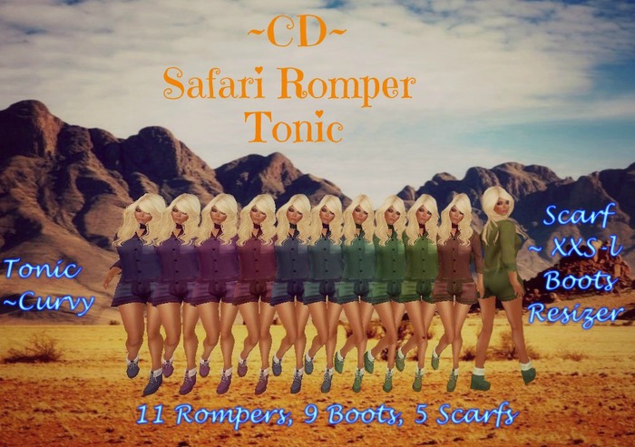 ~CD~ Safari Romper - Tonic Curvy (B)