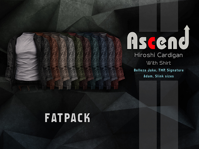/Ascend/ Hiroshi Cardigan w/Shirt - FATPACK
