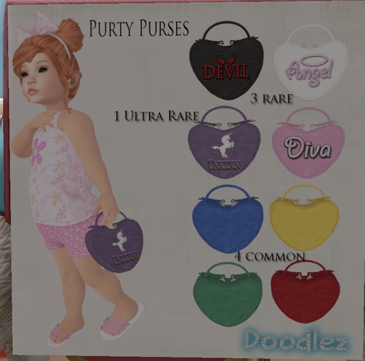 Doodles Purty Purses~Meadow