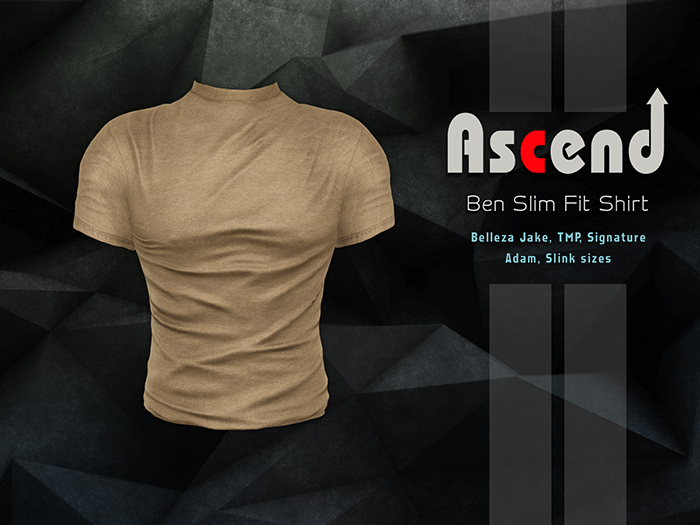 //Ascend//Ben Slim Fit Shirt - Khaki