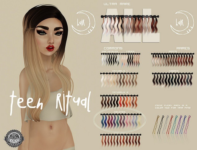 MOON{Hair}. Teen Ritual - Oblongs