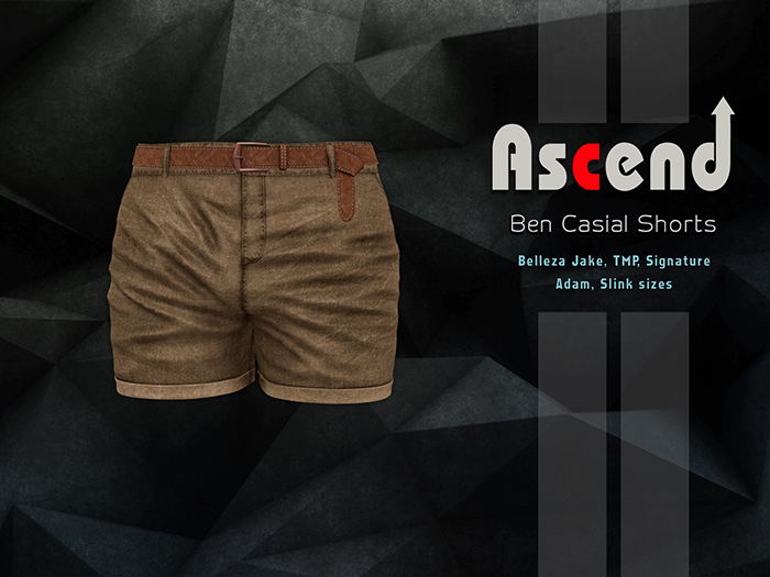 //Ascend//Ben casual Shorts - Tan