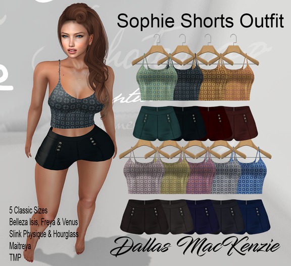 [Dallas MacKenzie] Sophie Shorts Outfit