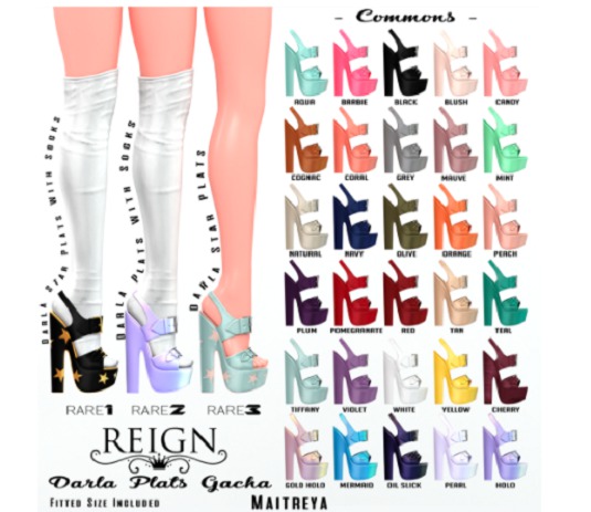 REIGN.- DARLA STAR PLATS (BELLEZA) RARE 3