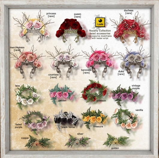 *LODE* Head Accessory - Royalty Tiara [copper]