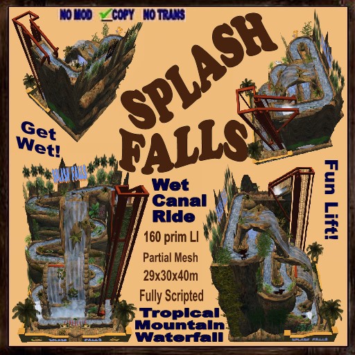 (CC) Area Stuff: Splash Falls Mountain Ride BX