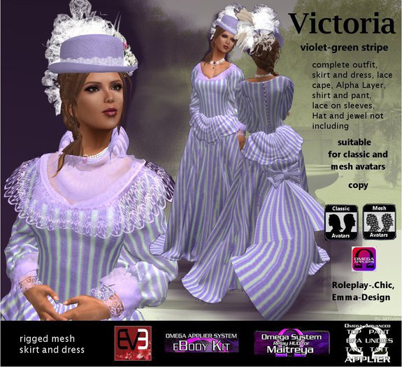 RP-Chic Victoria violet green