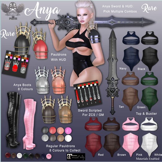 [EZ] Anya Pauldrons, Red