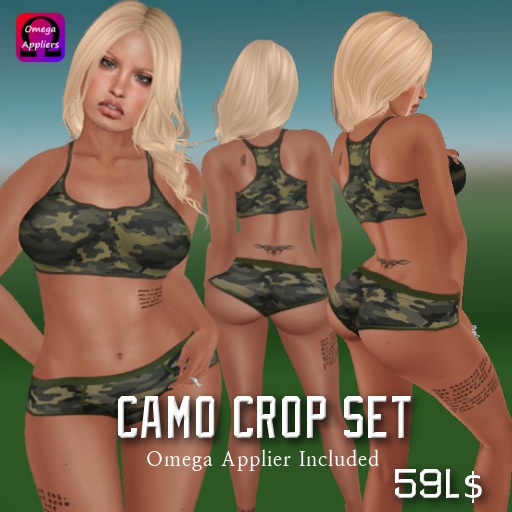Camo Crop Set W-Omega Applier