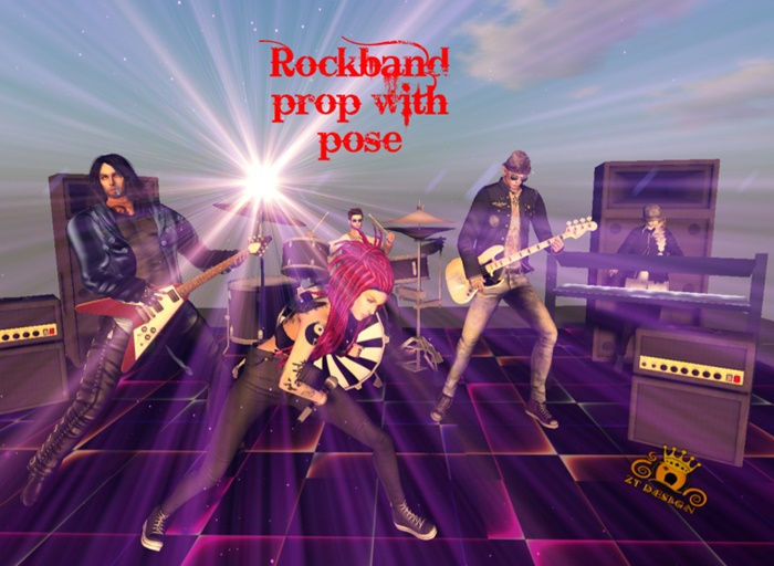 ZT ROCKBAND PROP WITH POSE( wear to unpack)