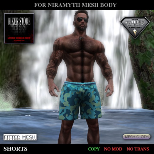 #Aesthetic SHORTS "COOL AS ICE" double pack