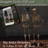 The Selfie Skeletons, Halloween By Snuggles Boxed
