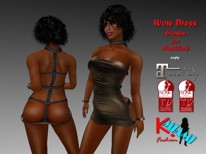 KMF Wow Dress brown