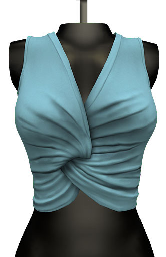 DE Designs - Sandra Top - Light Blue