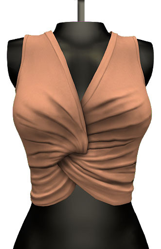 DE Designs - Sandra Top - Apricot