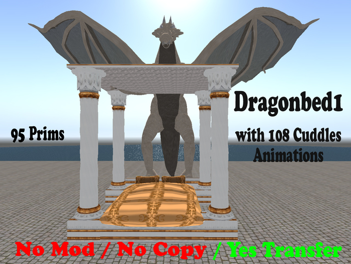 Dragonbed1 with 108 cuddles animations