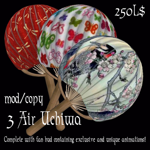3 Air Uchiwa with fan hud