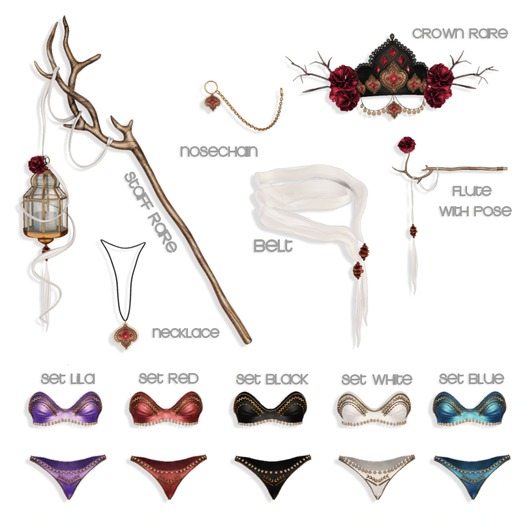 *May's Soul* Acham gacha set lila