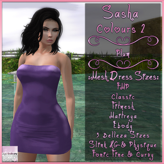 Sasha Dress Colours 2 Plum