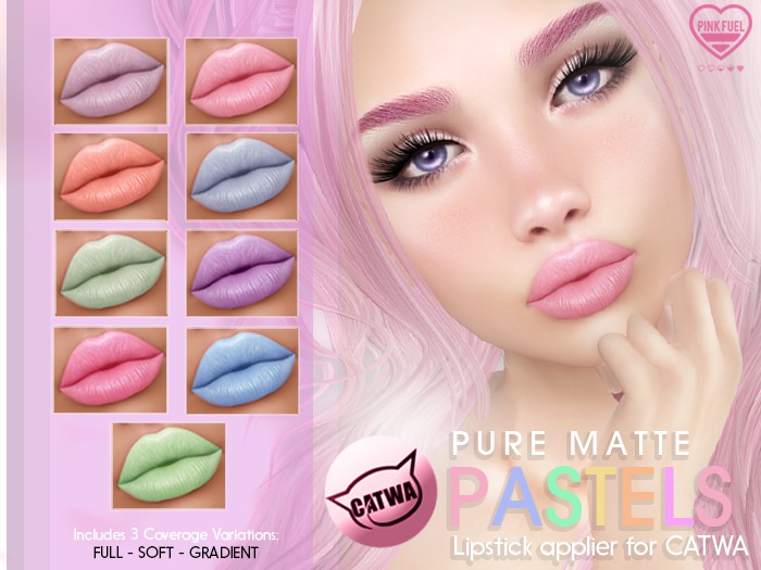 [PF] CATWA LIPSTICK - Pure Matte (Pastels)