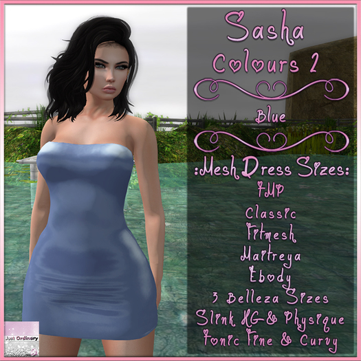 Sasha Dress Colours 2 Blue