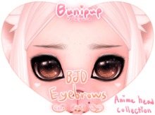 [{Bp}] BJD Brows { Anime Head Collection }