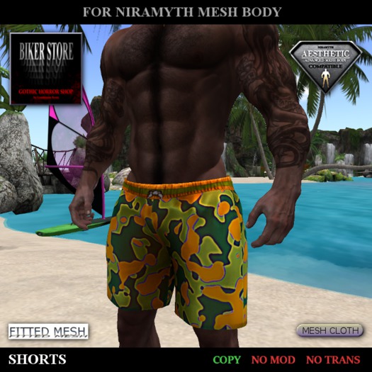 #Aesthetic SHORTS "CAMO SURFER"