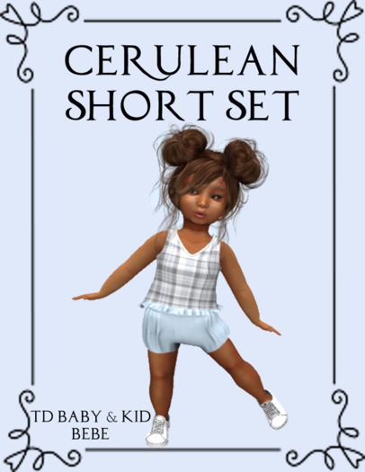 CERULEAN SHORT SET BOXED