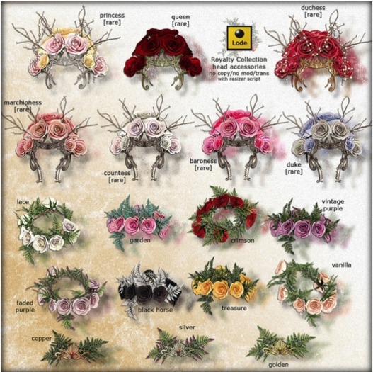 *LODE* Head Accessory - Royalty Tiara [copper]