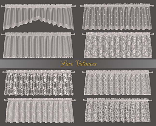 Lace Valance w 8 Textures Changing HUD