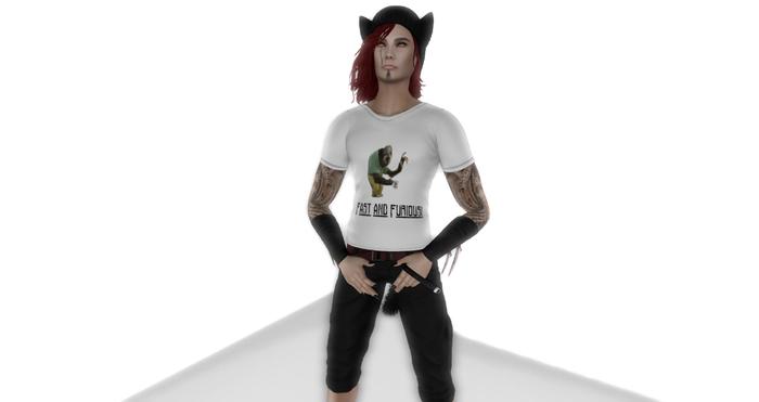 ::SynthoLogic:: Fast Flash Shirt White