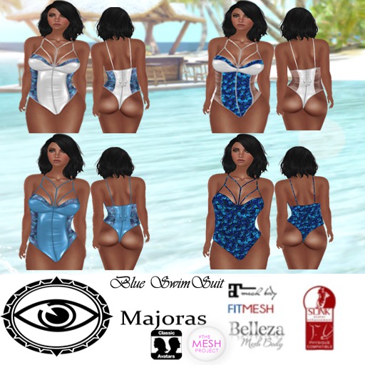 Majoras Blue SwimSuits