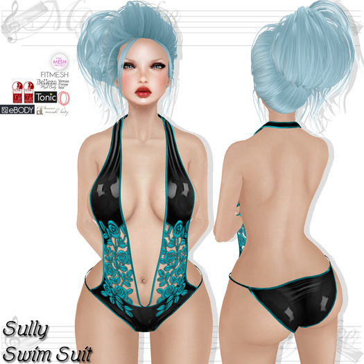Monrose*Sully Swim Suit BLUE