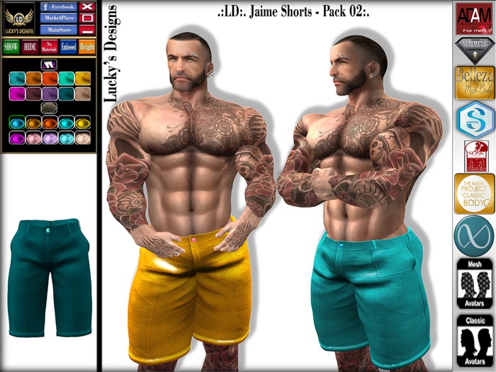 .:LD:. Jaime Shorts - Pack 02:.