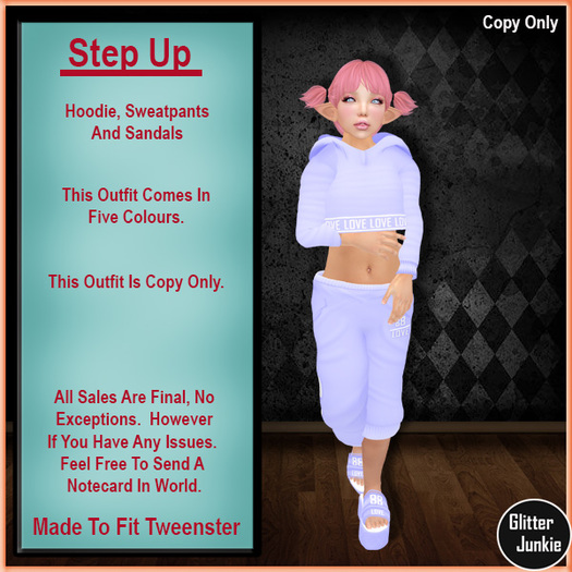Glitter Junkie - Step Up Periwinkle (Tweenster)