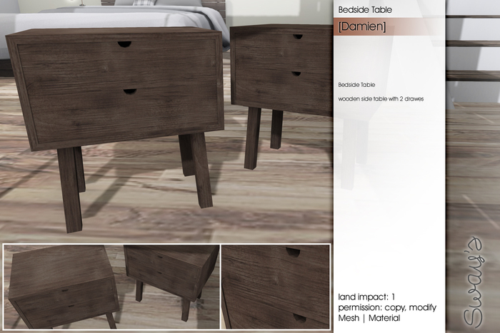 Sway's [Damien] Bedside Table