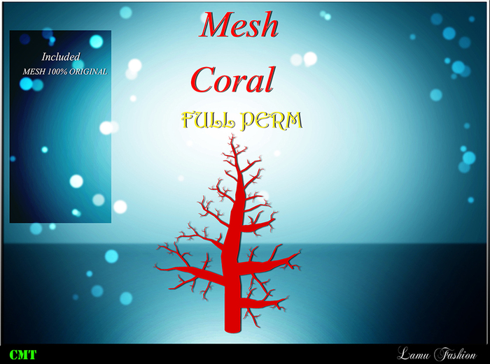 -Lamu Fashion-Mesh Coral FULL PERM