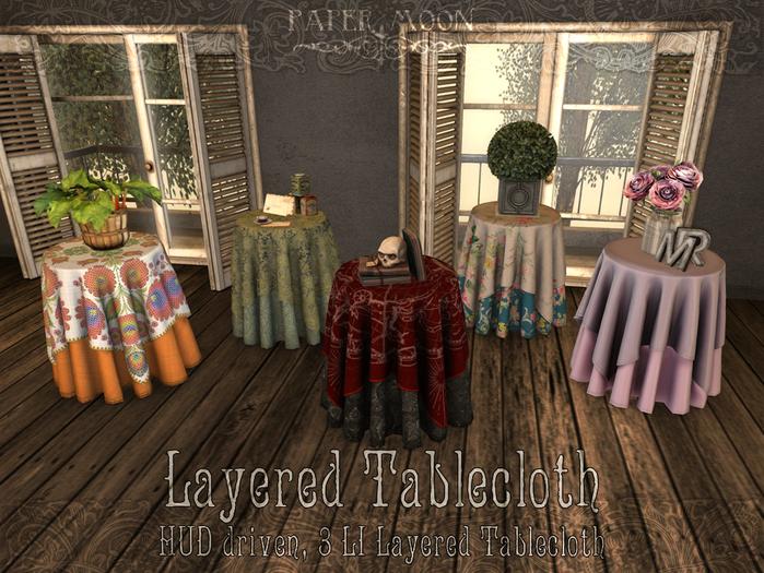 *pm* Layered Tablecloth - Satin