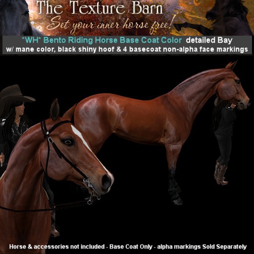 The Texture Barn - Detailed Bay for WH Bento Riding Horse