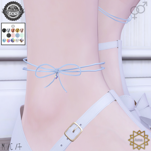 Ama. : Spring Bow Anklet